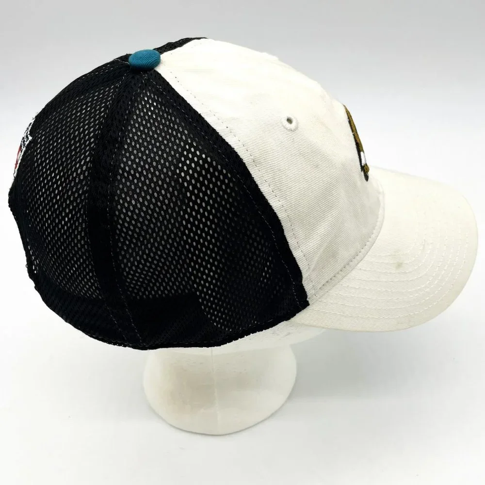 Jacksonville Jaguars NFL Reebok Mesh Back Adjustable One Size Baseball Cap Hat - Picture 2 of 6